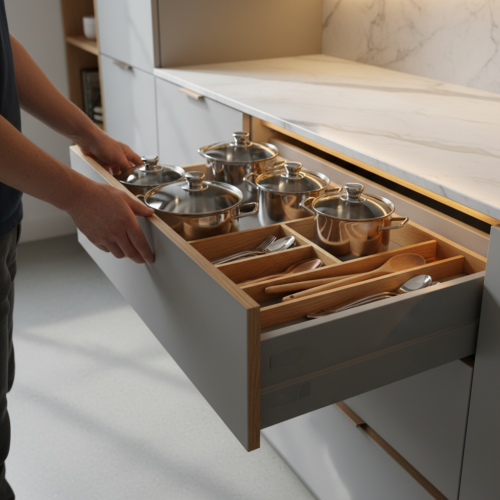 functional kitchen cabinets