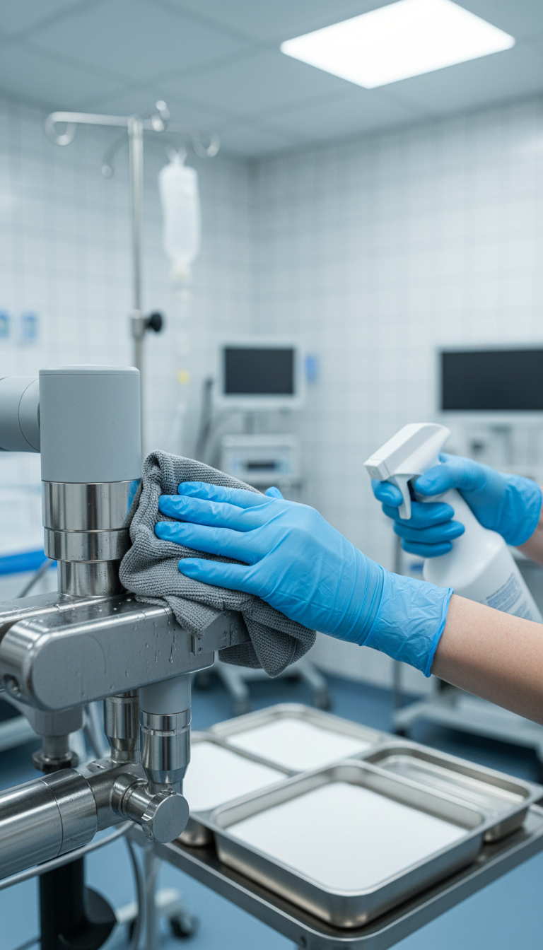 medical equipment cleaning