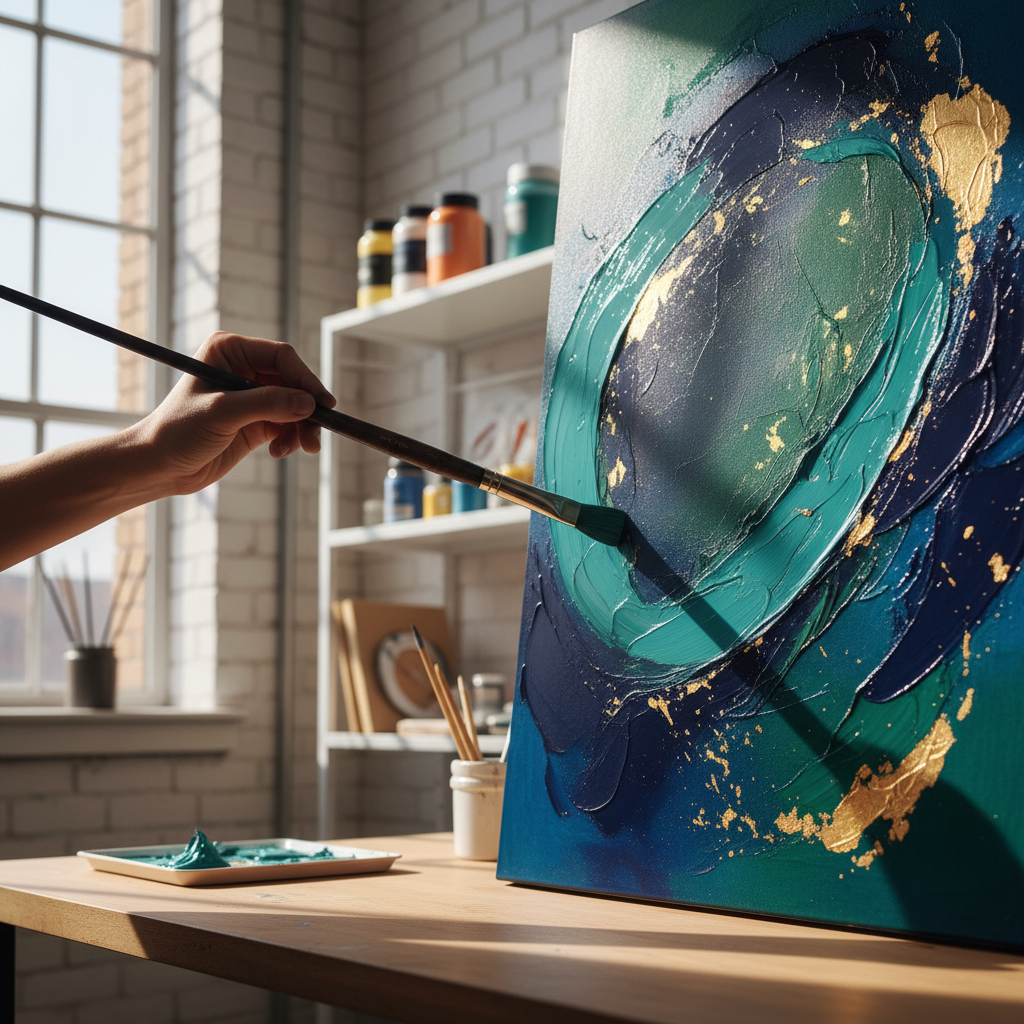 artist at work