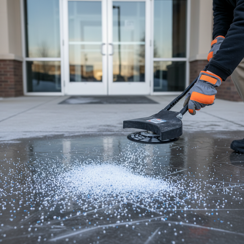 slippery sidewalk