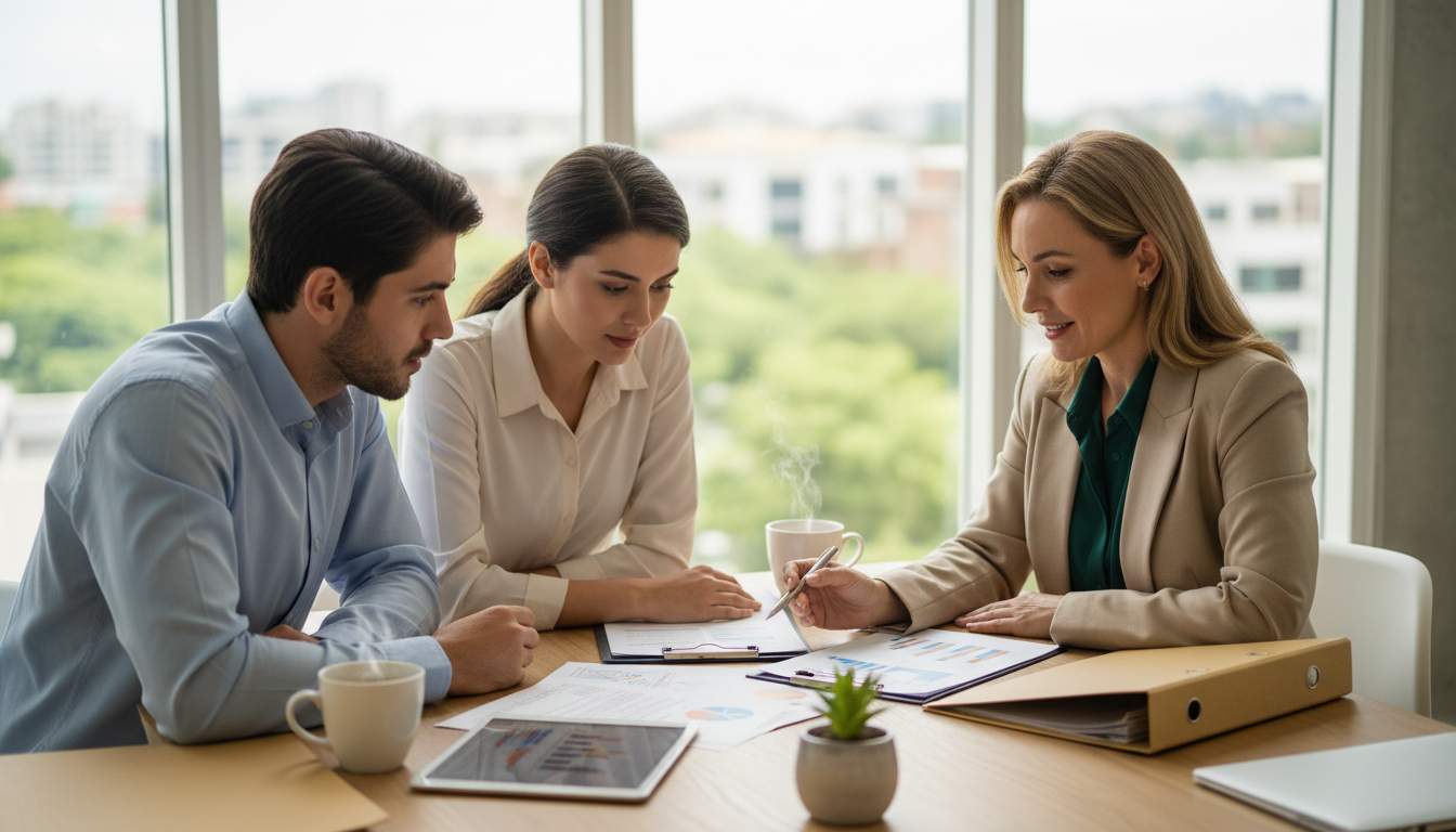 financial advisor meeting