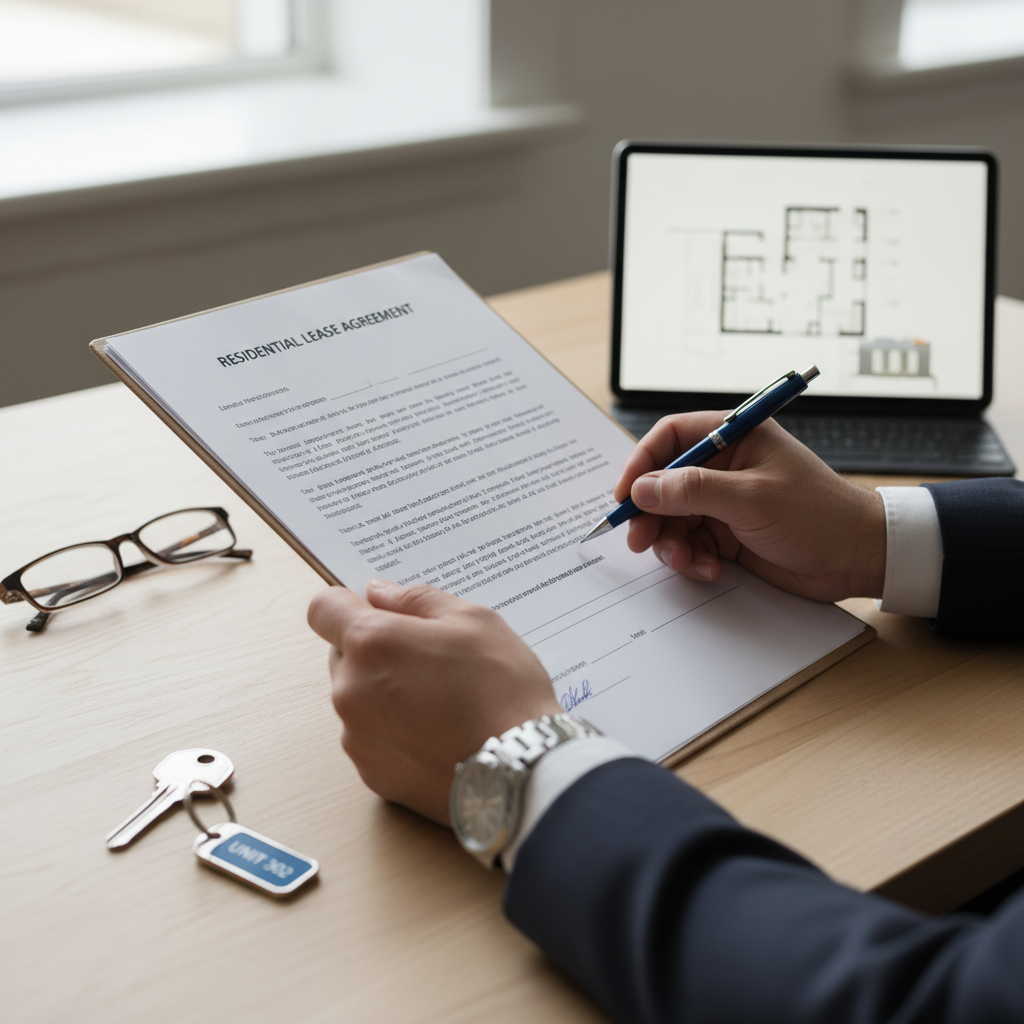 apartment paperwork