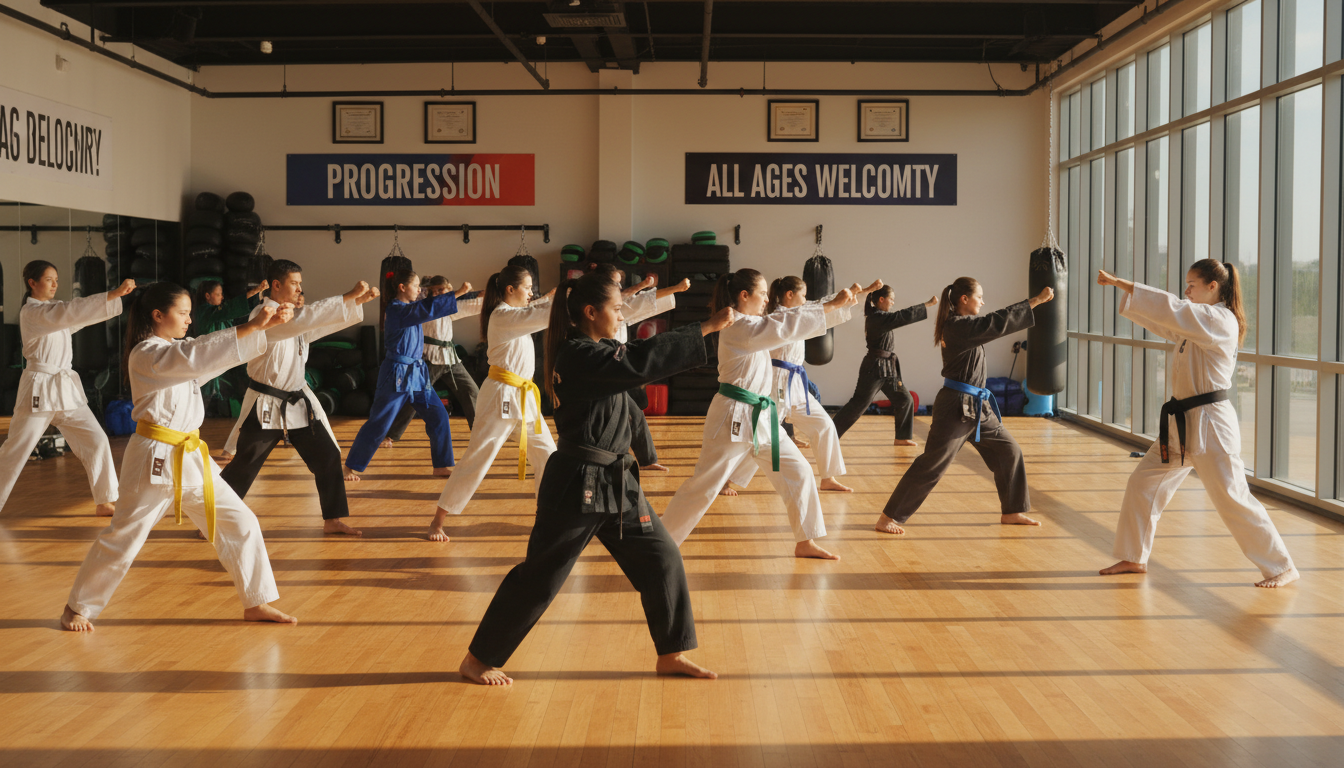 taekwondo practice