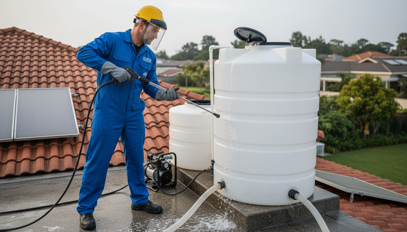 water tank cleaning
