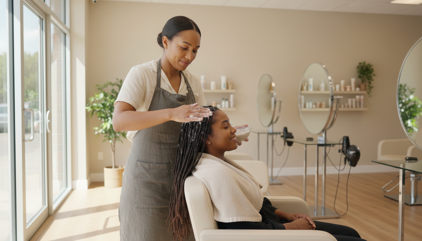 clean hair salon