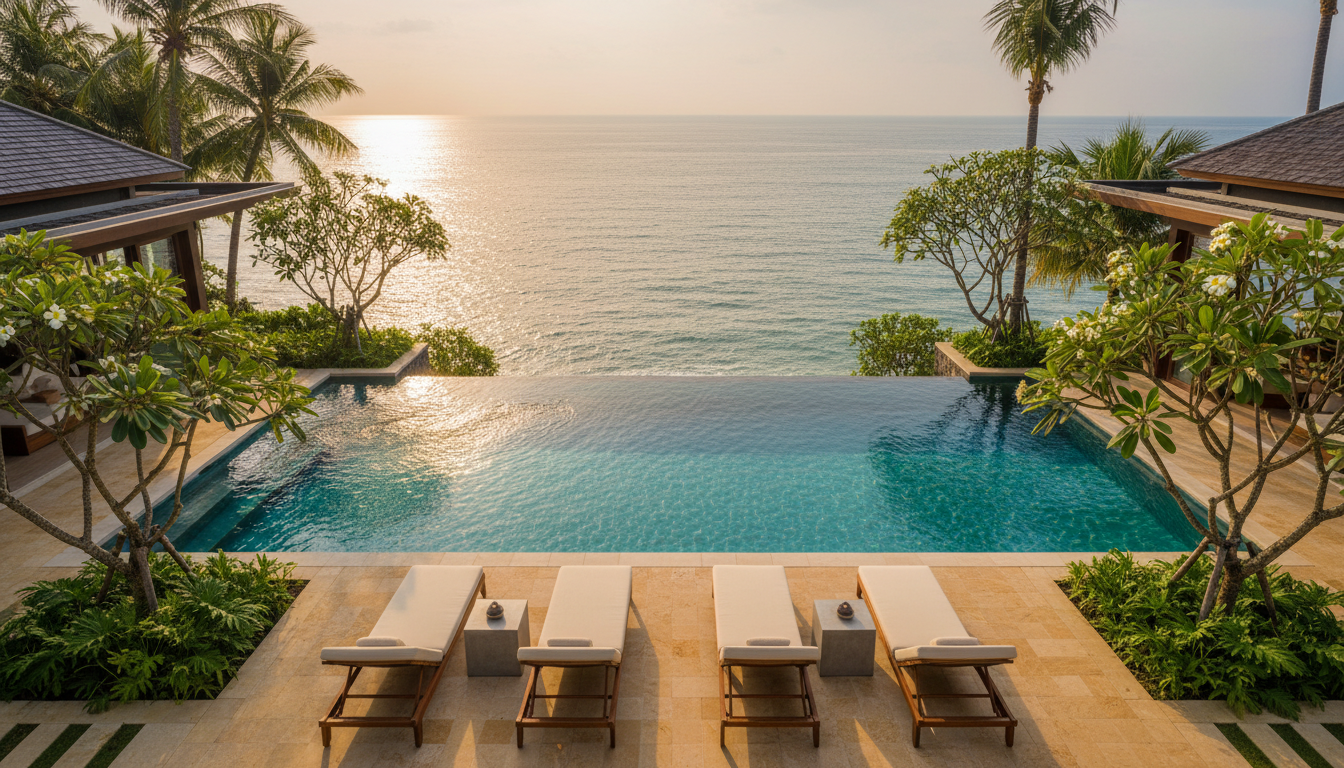 luxury vacation home pool