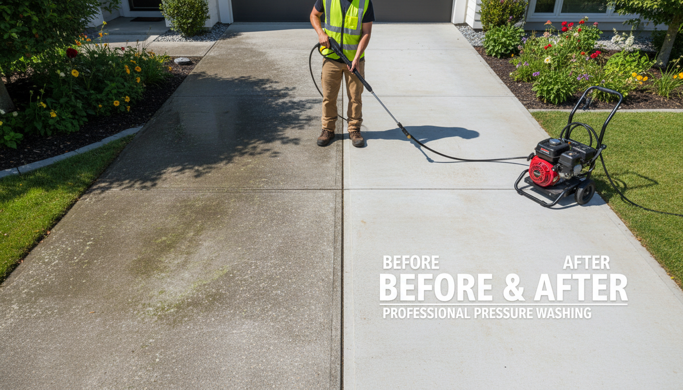 driveway cleaning