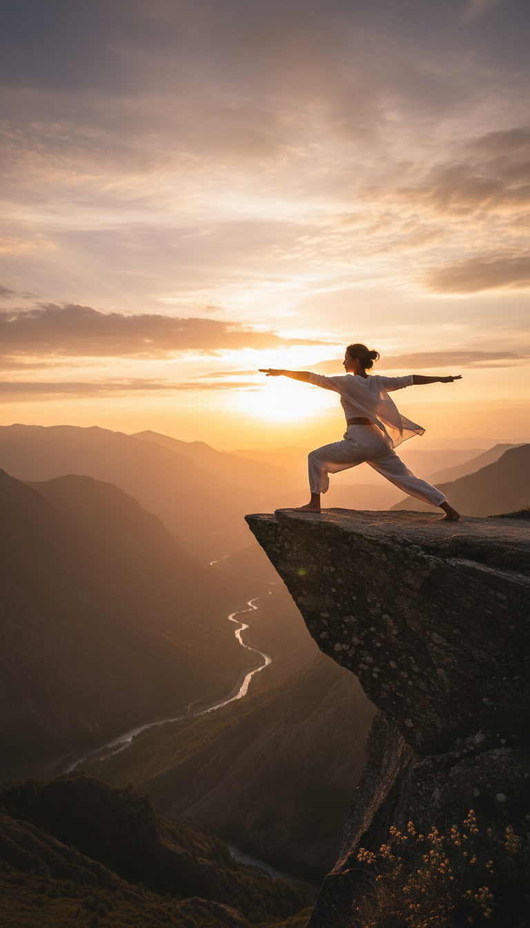 autumn yoga