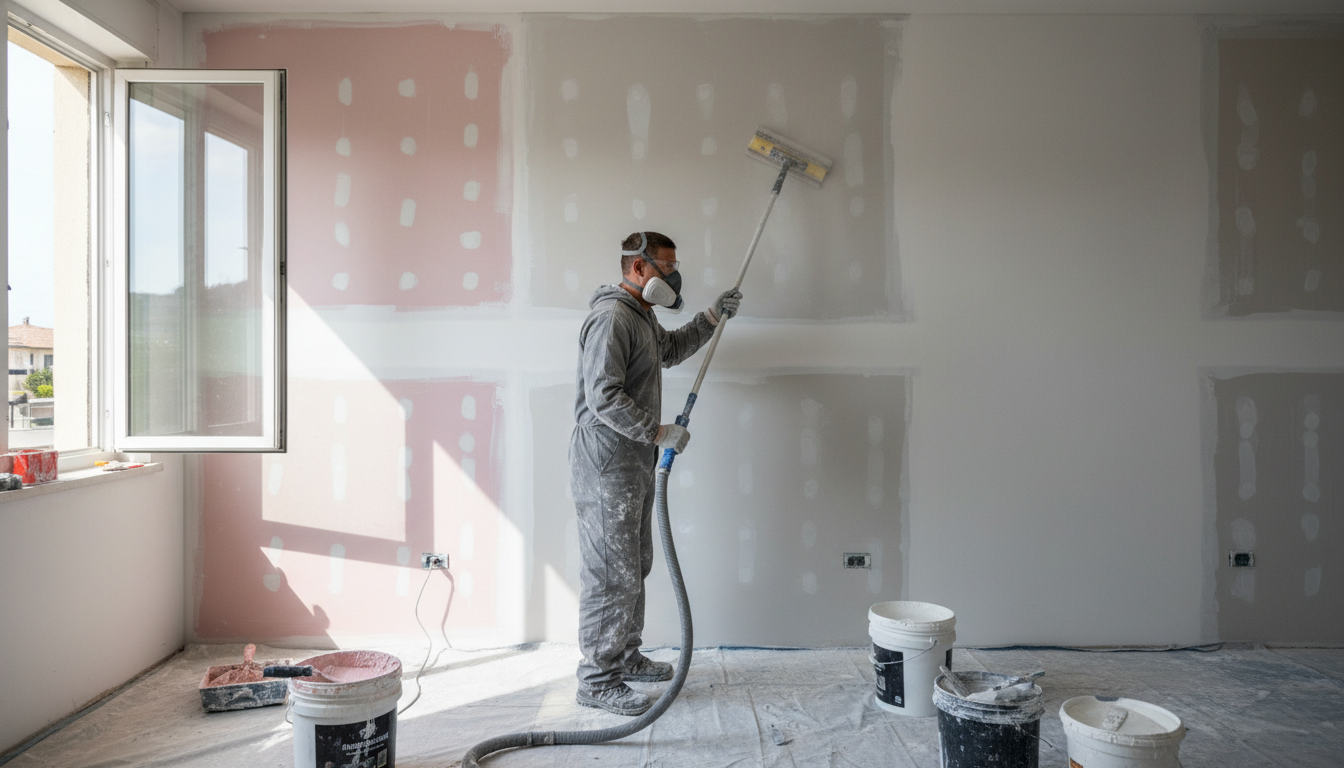 dusting walls