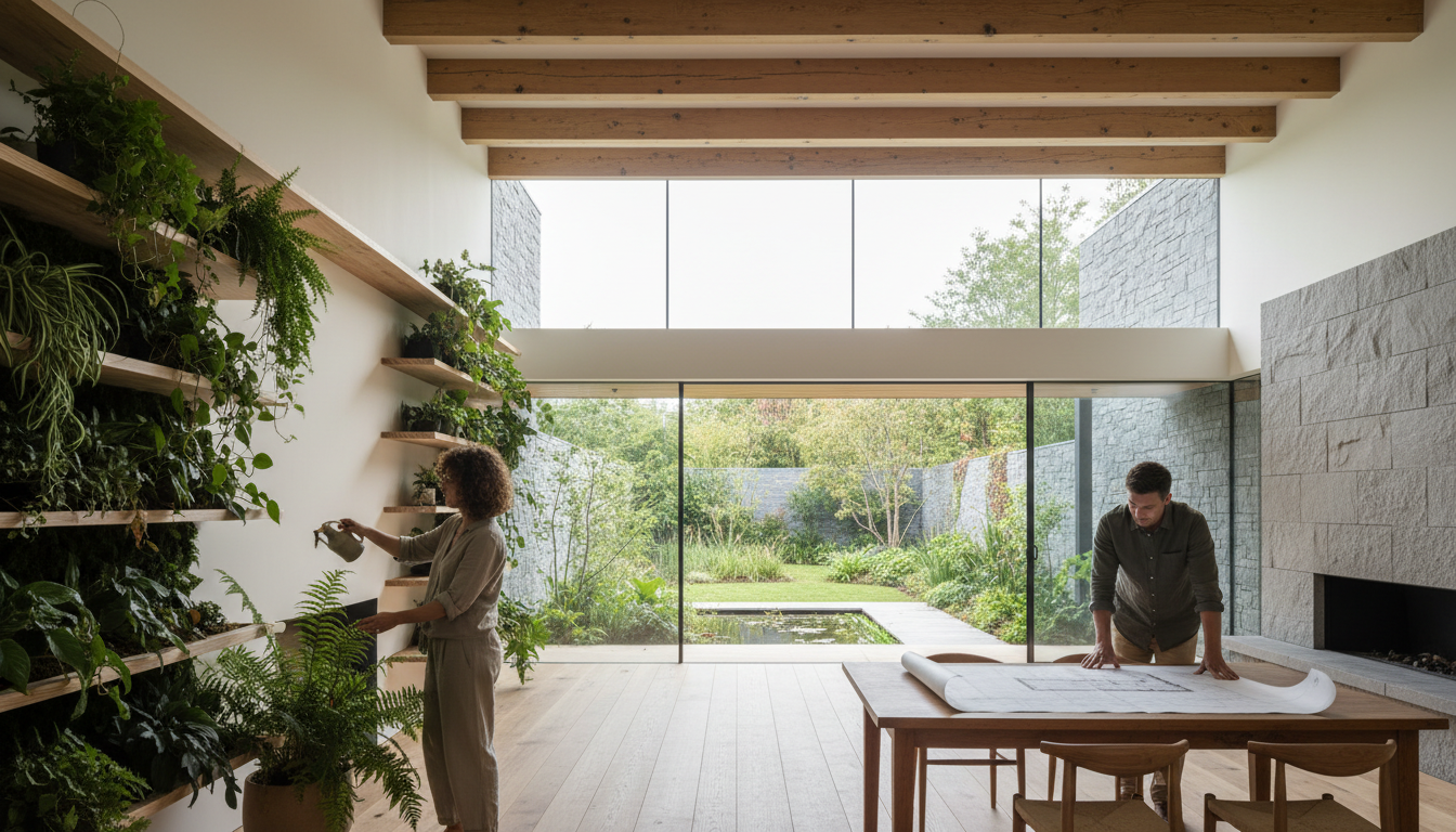 green interior