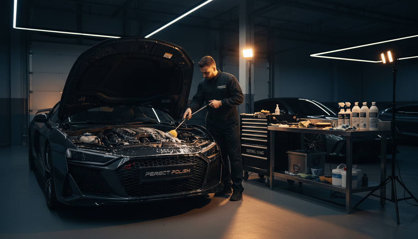engine bay detailing