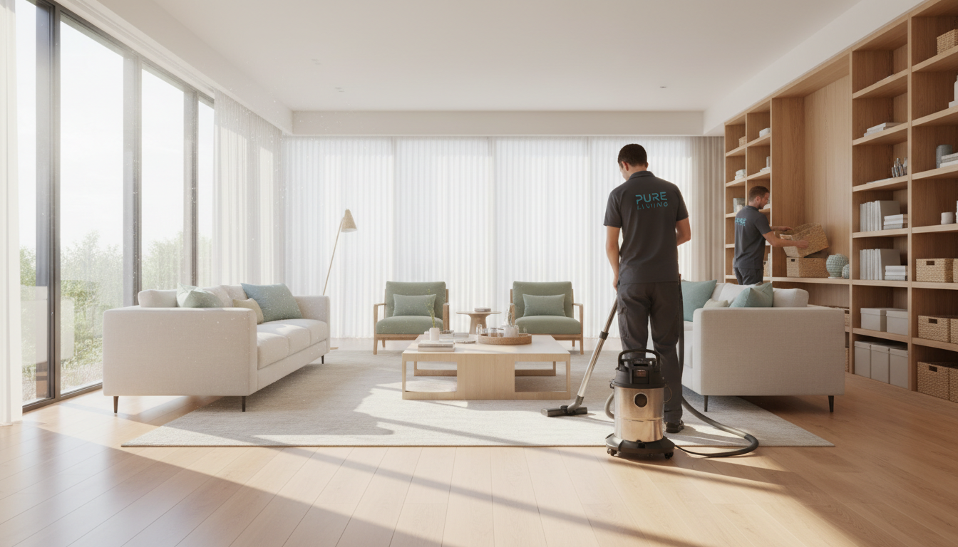 happy customers cleaning