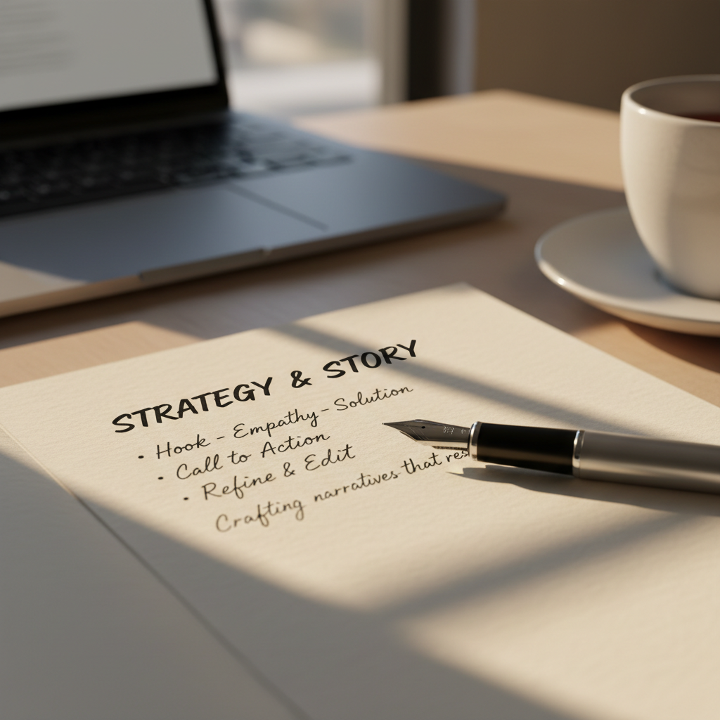 author writing