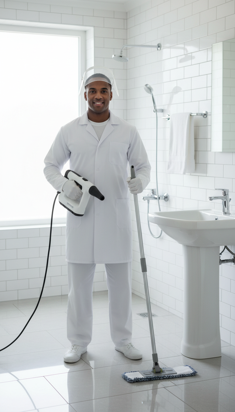 clean bathroom