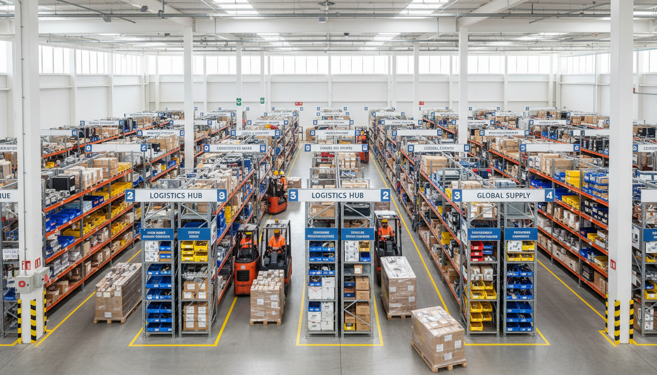 minimal industrial warehouse