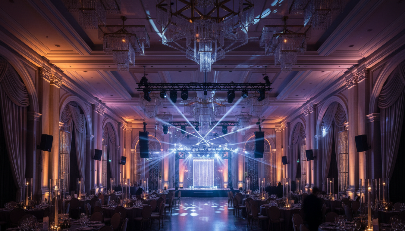 event party lighting
