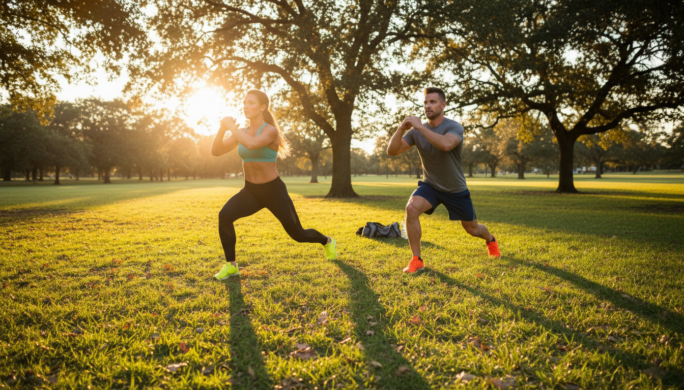 summer outdoor exercise