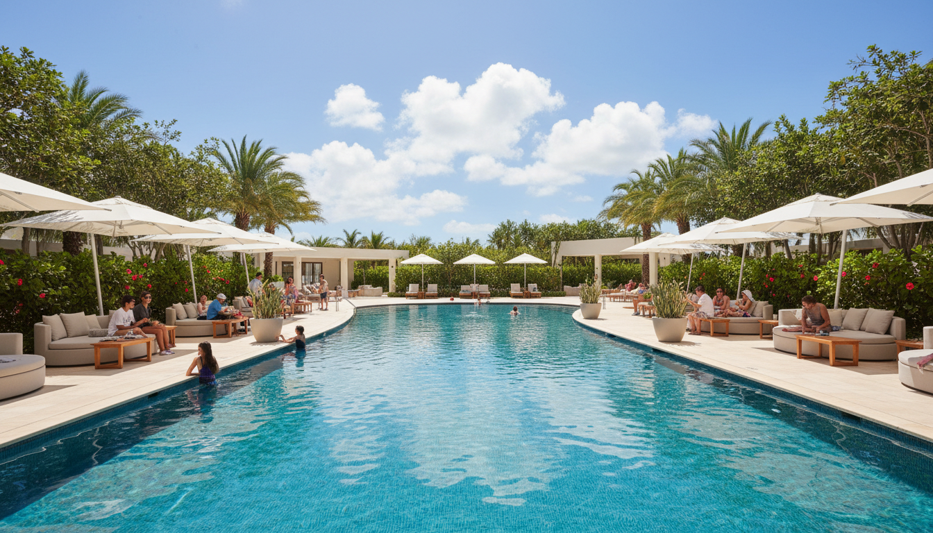 family resort pool