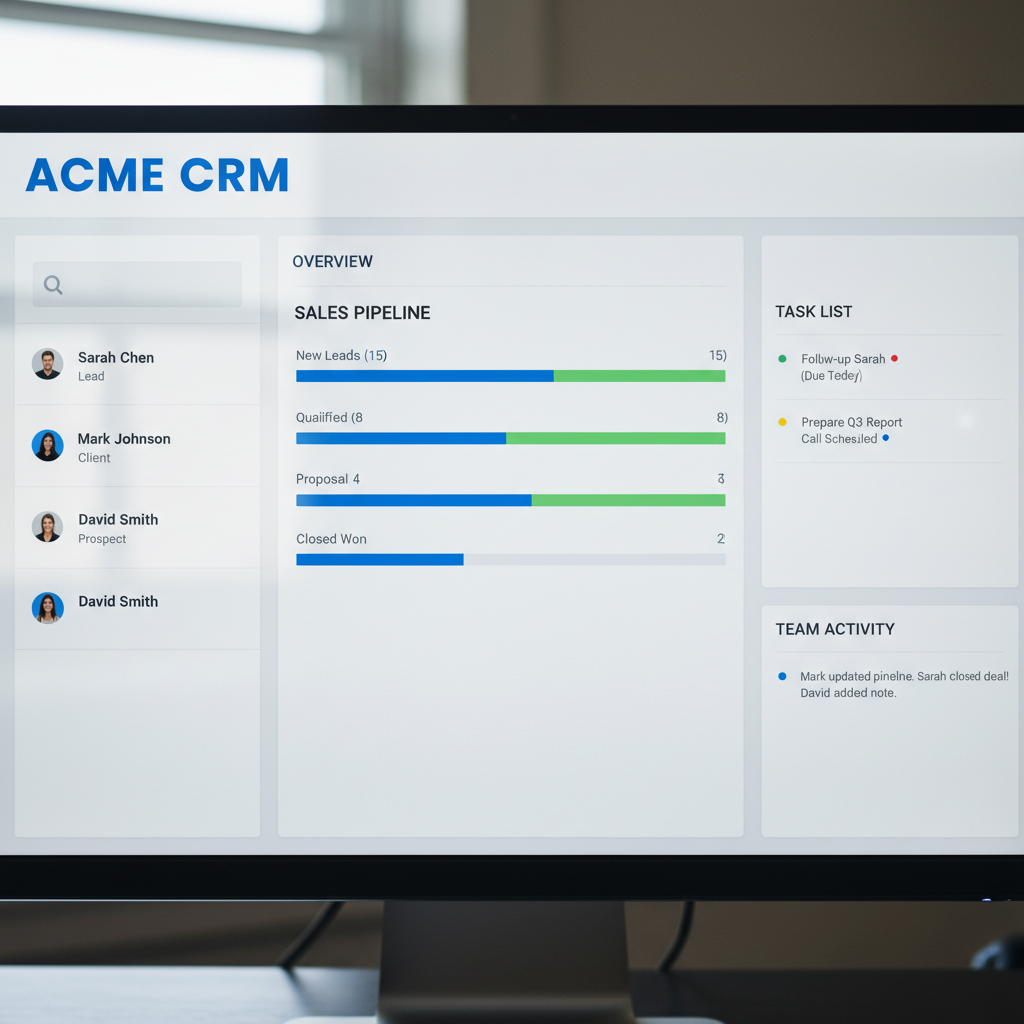 crm interface