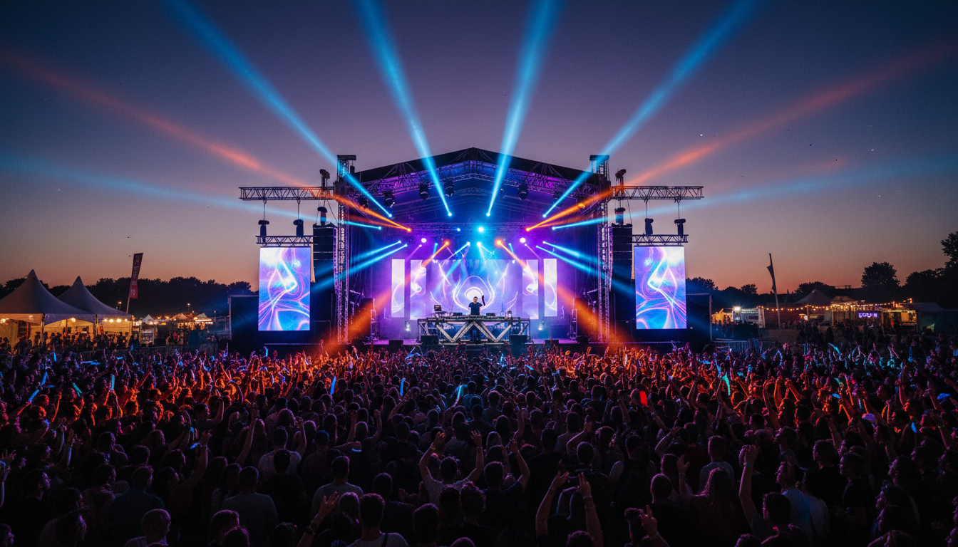 outdoor festival stage