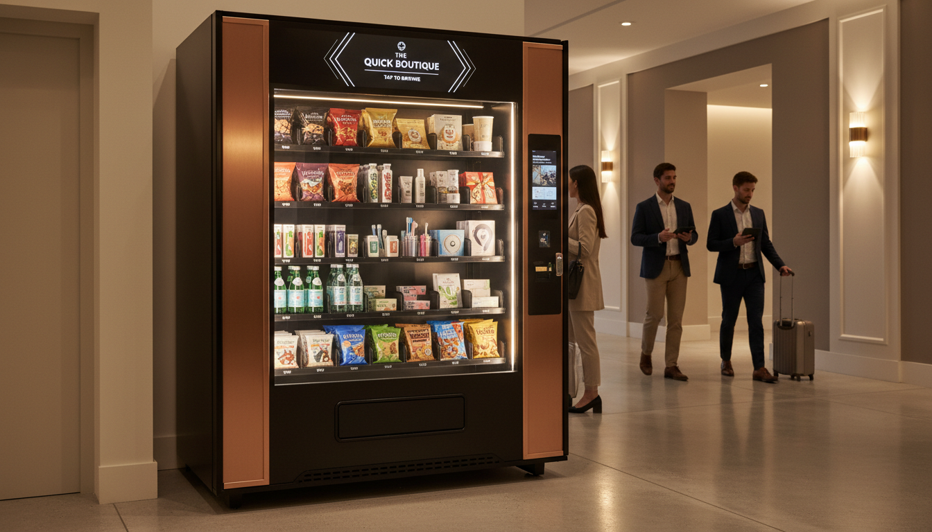 hotel vending machine selection