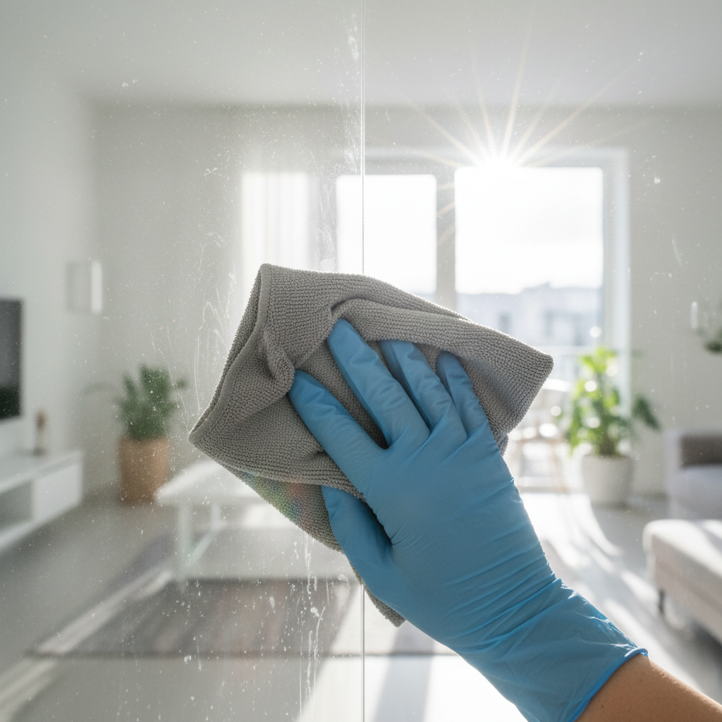 spring cleaning glass