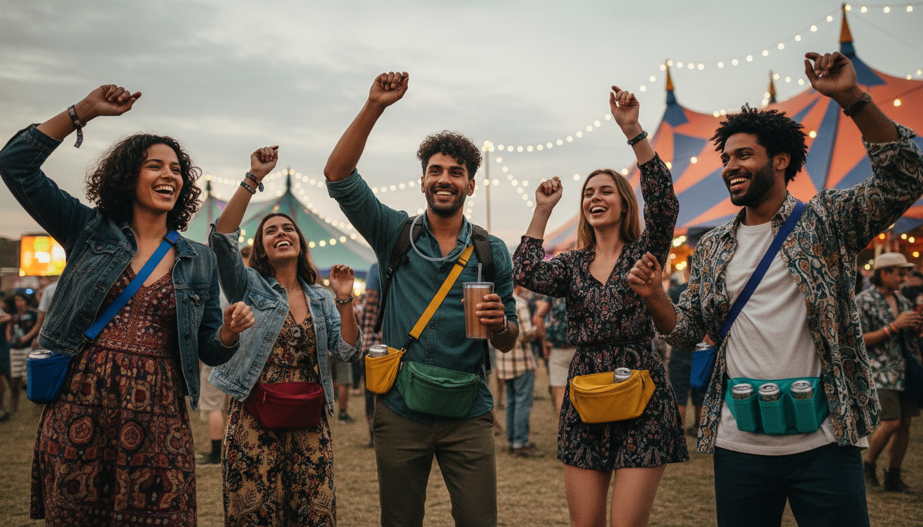 music festival drinks