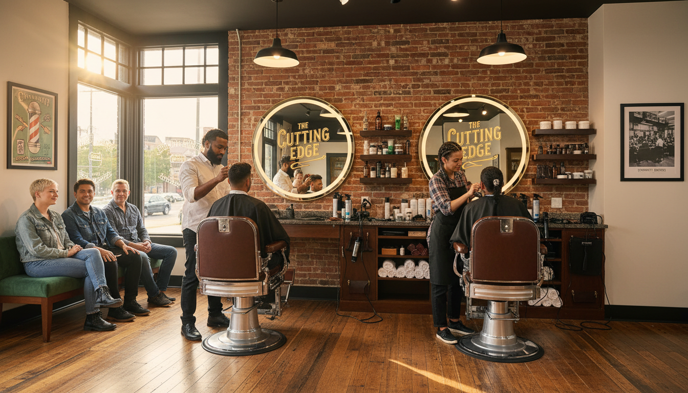 barber shop makeover
