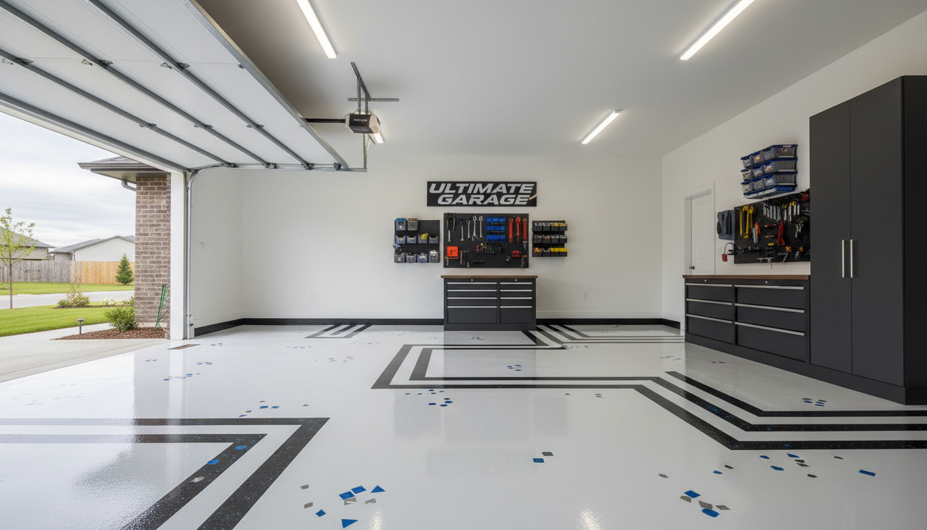 garage floor cracks