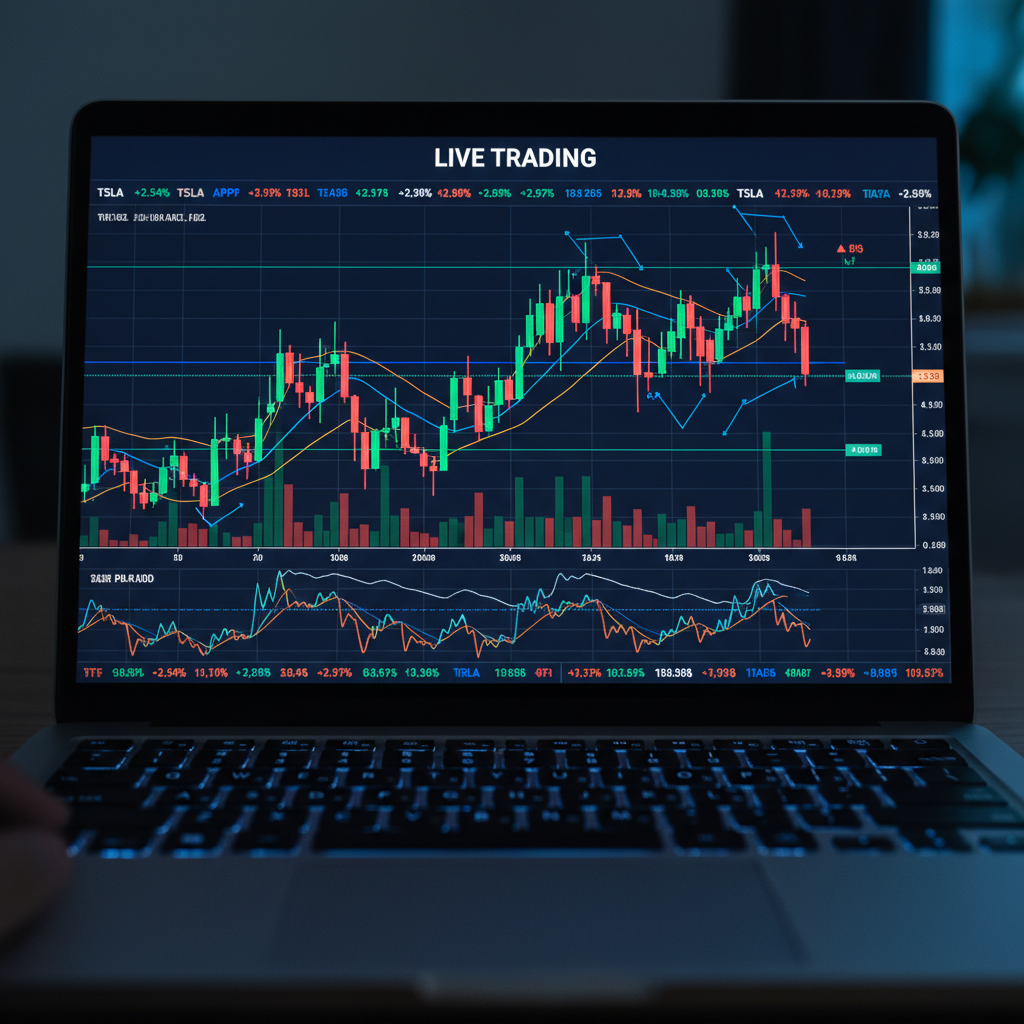 stock market chart