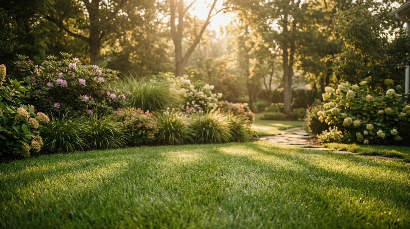 lush green lawn