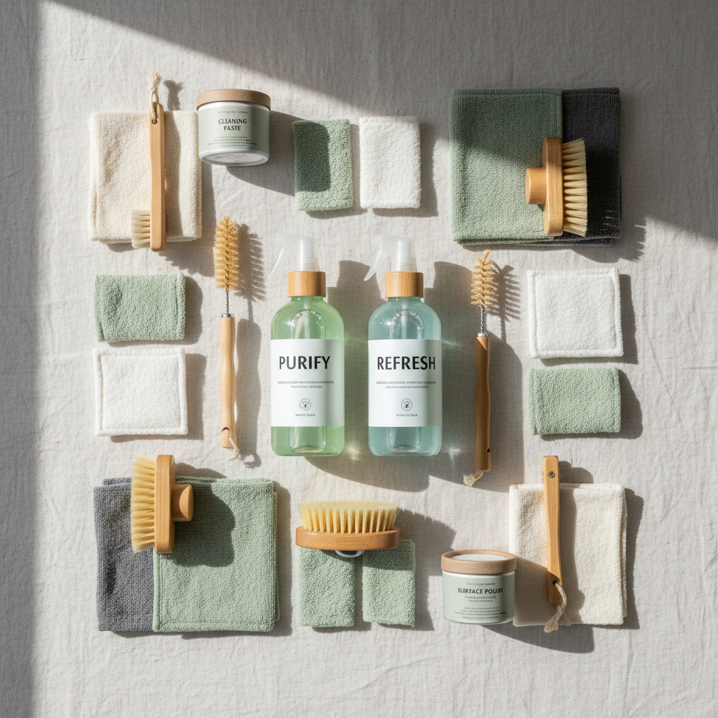 bamboo cleaning tools