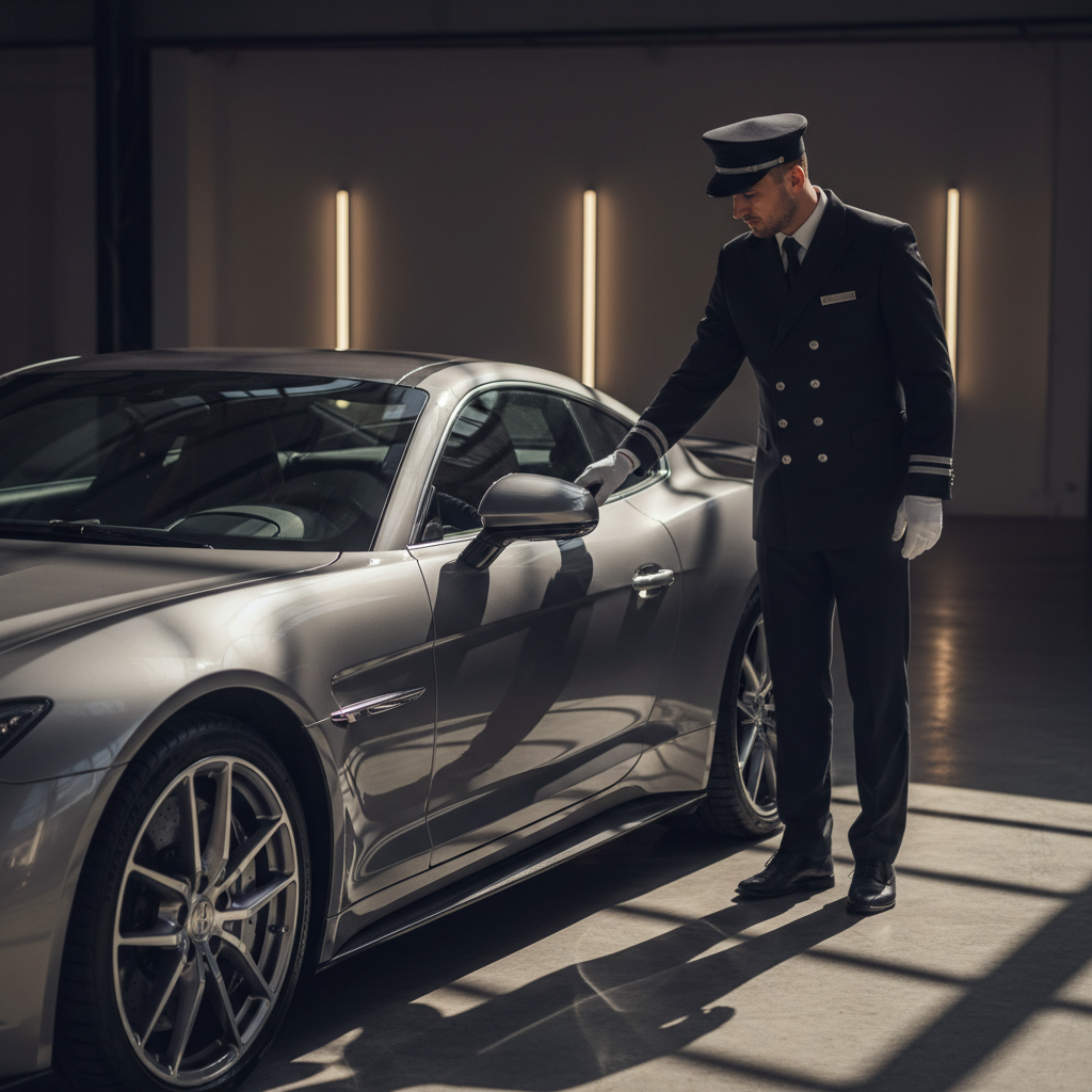 luxury car chauffeur