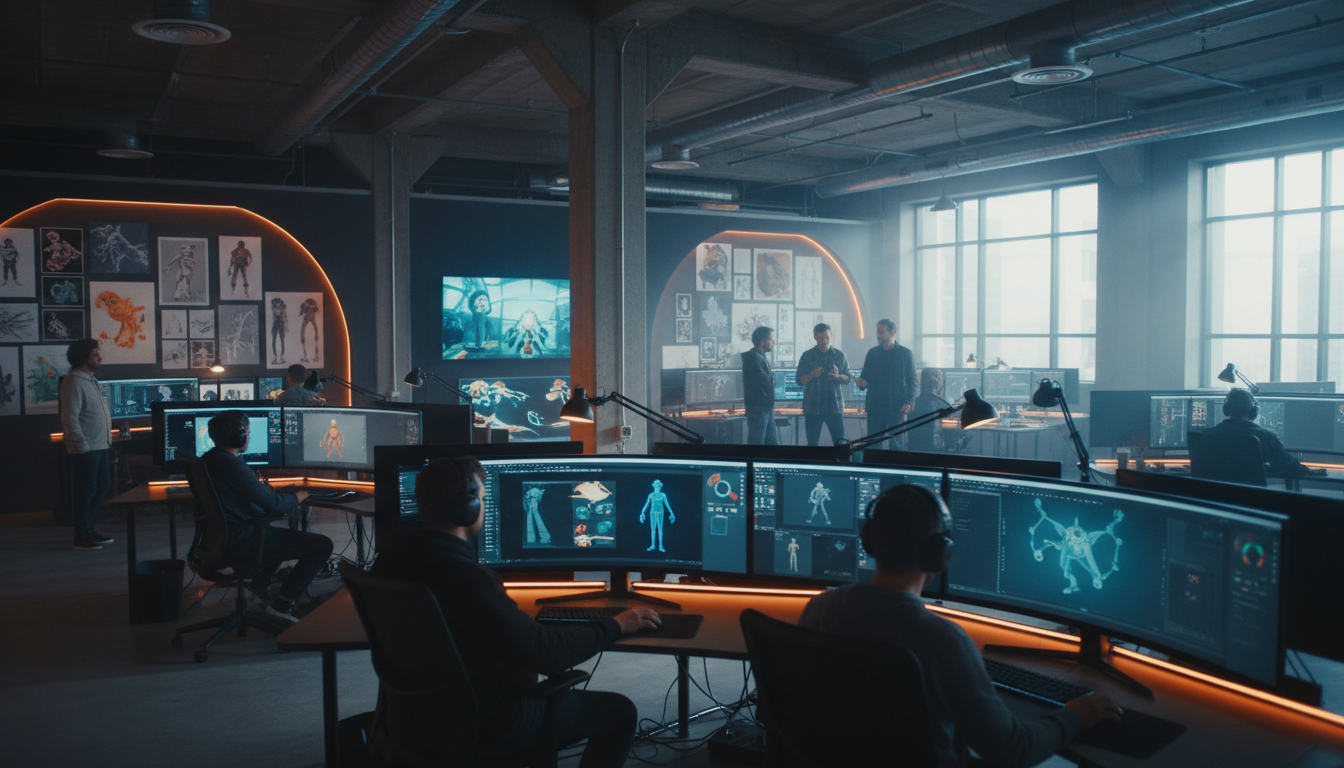 animators at work