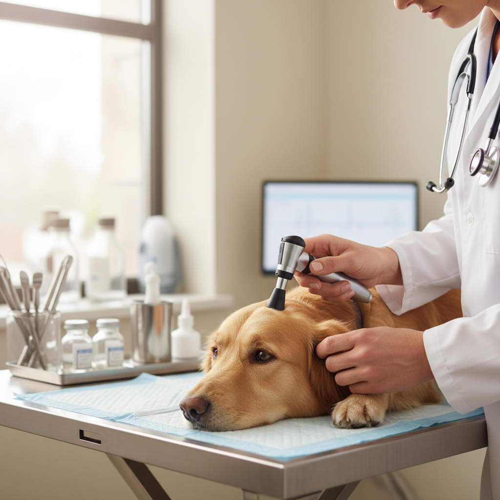 vet dog checkup