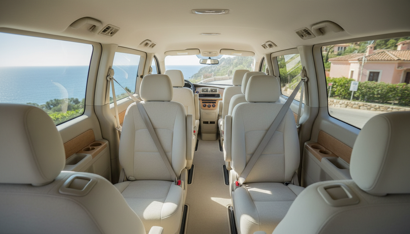 minivan interior clean