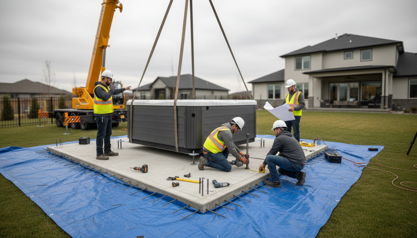 hot tub installation