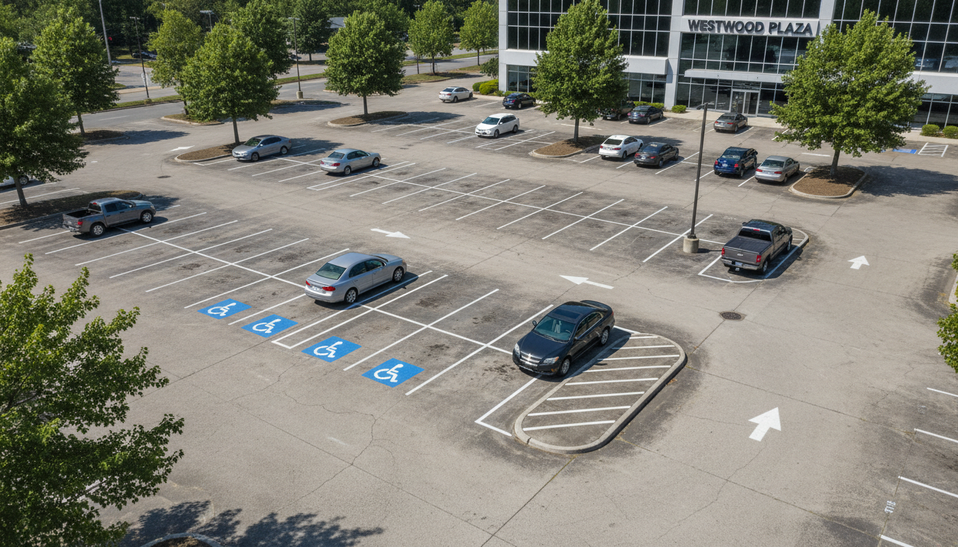 parking lot painting