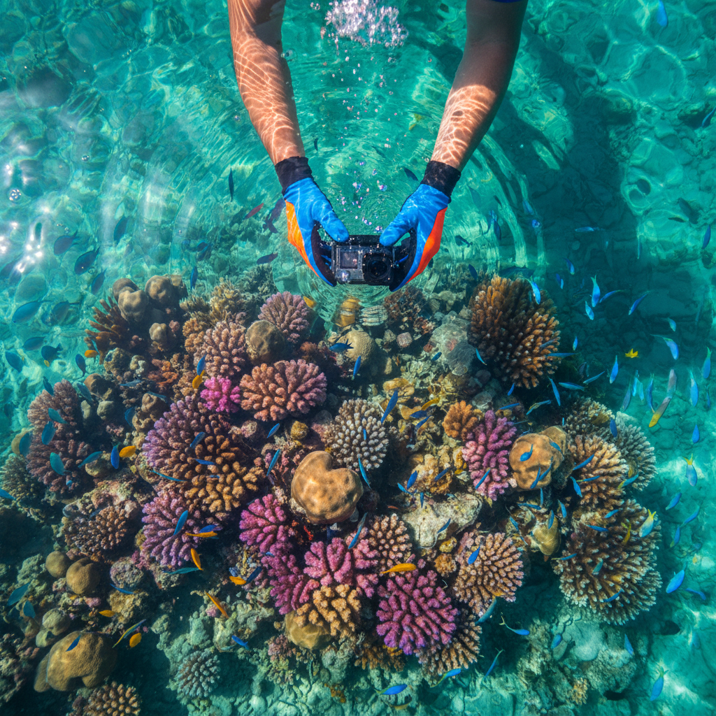 snorkeling equipment