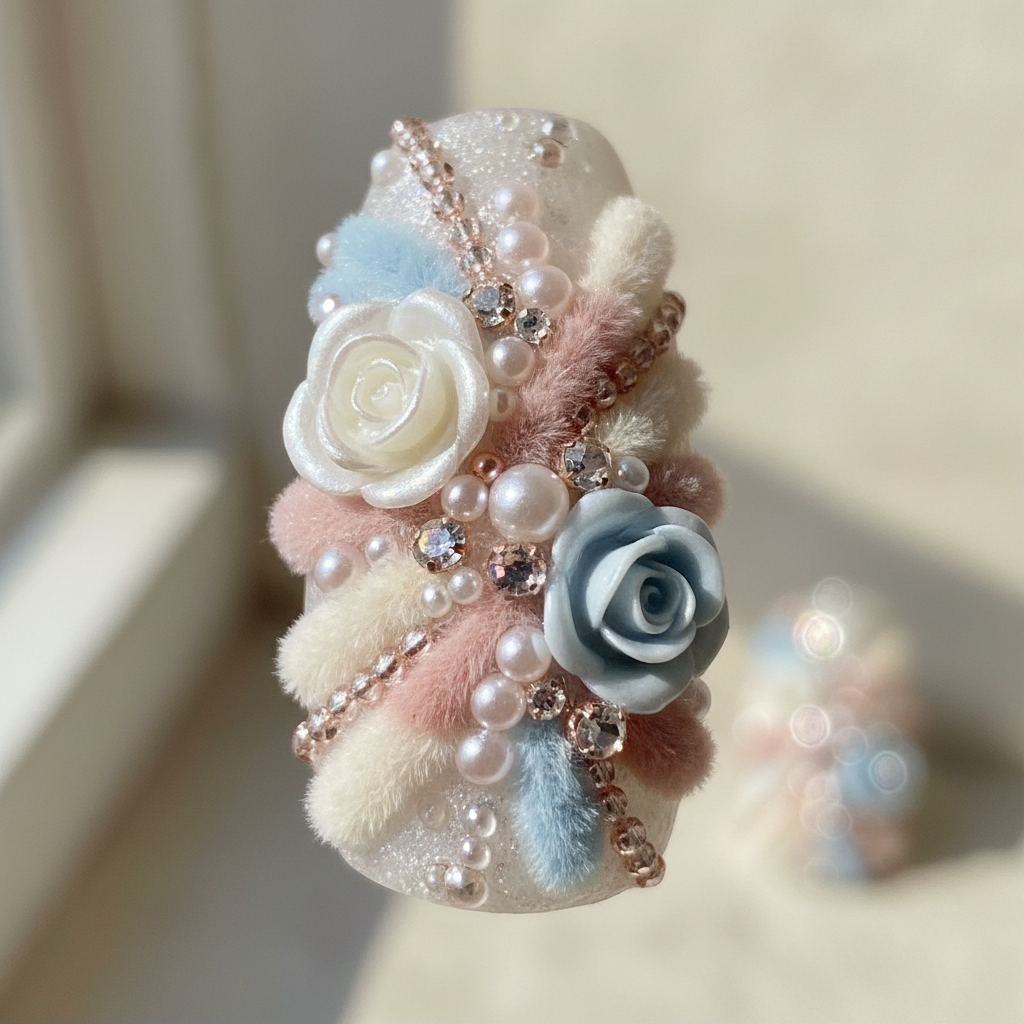 lace nail design