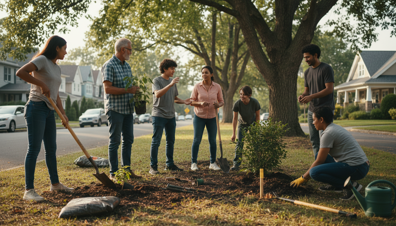 volunteer planting