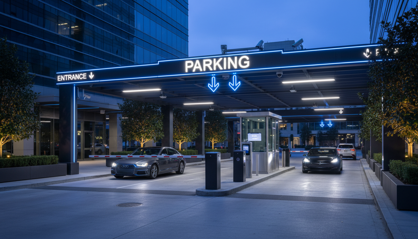 Business owners often require specialized flood coverage beyond standard federal limits. A commercial retail property with professional flood protection barriers installed at the entrances.