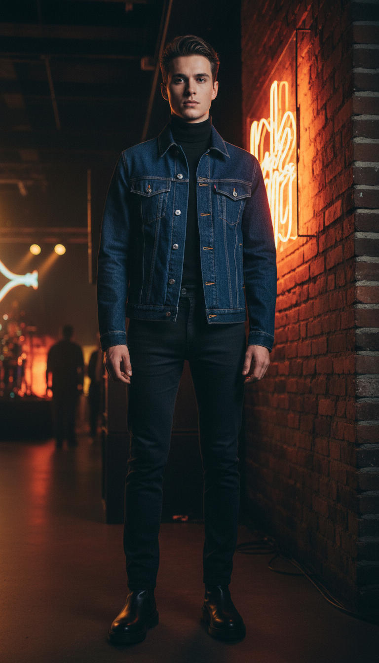 fashionable clubbing outfit
