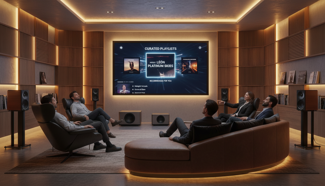 people listening