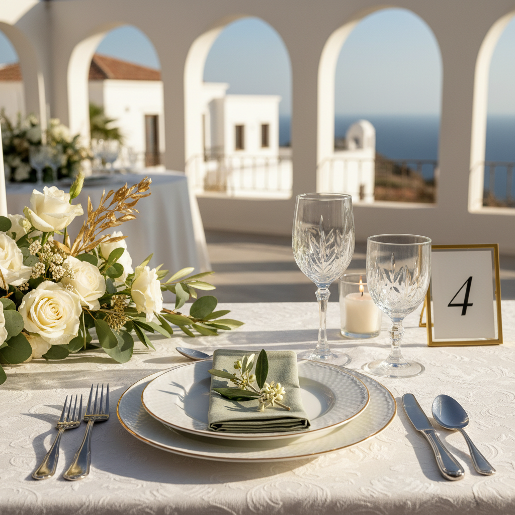 tableware wedding setting