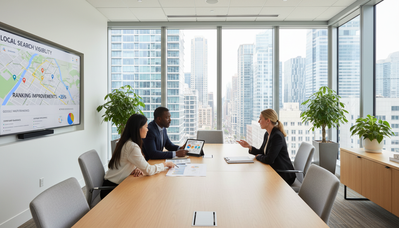 marketing agency meeting