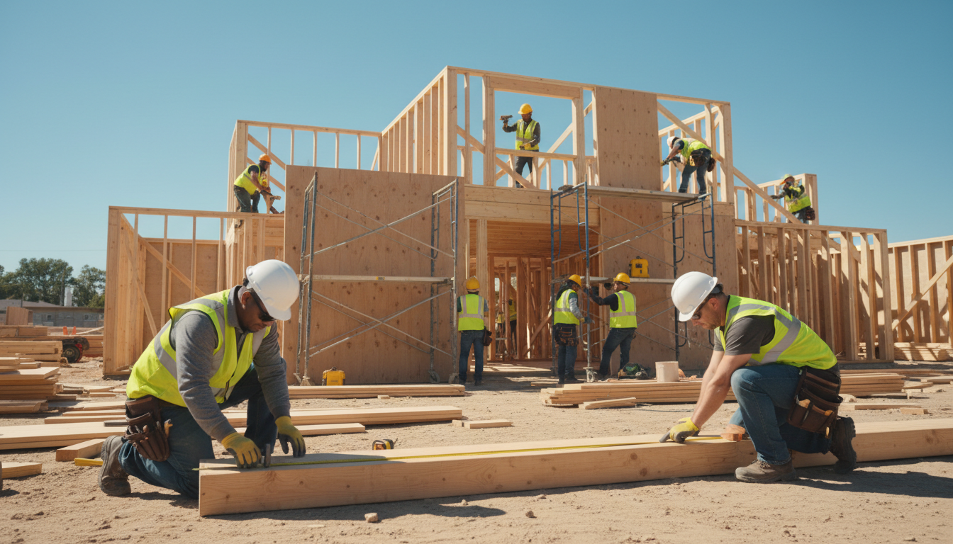builders working