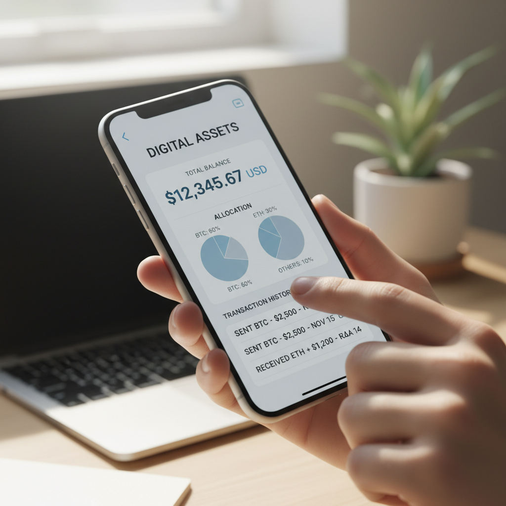 cryptocurrency interface