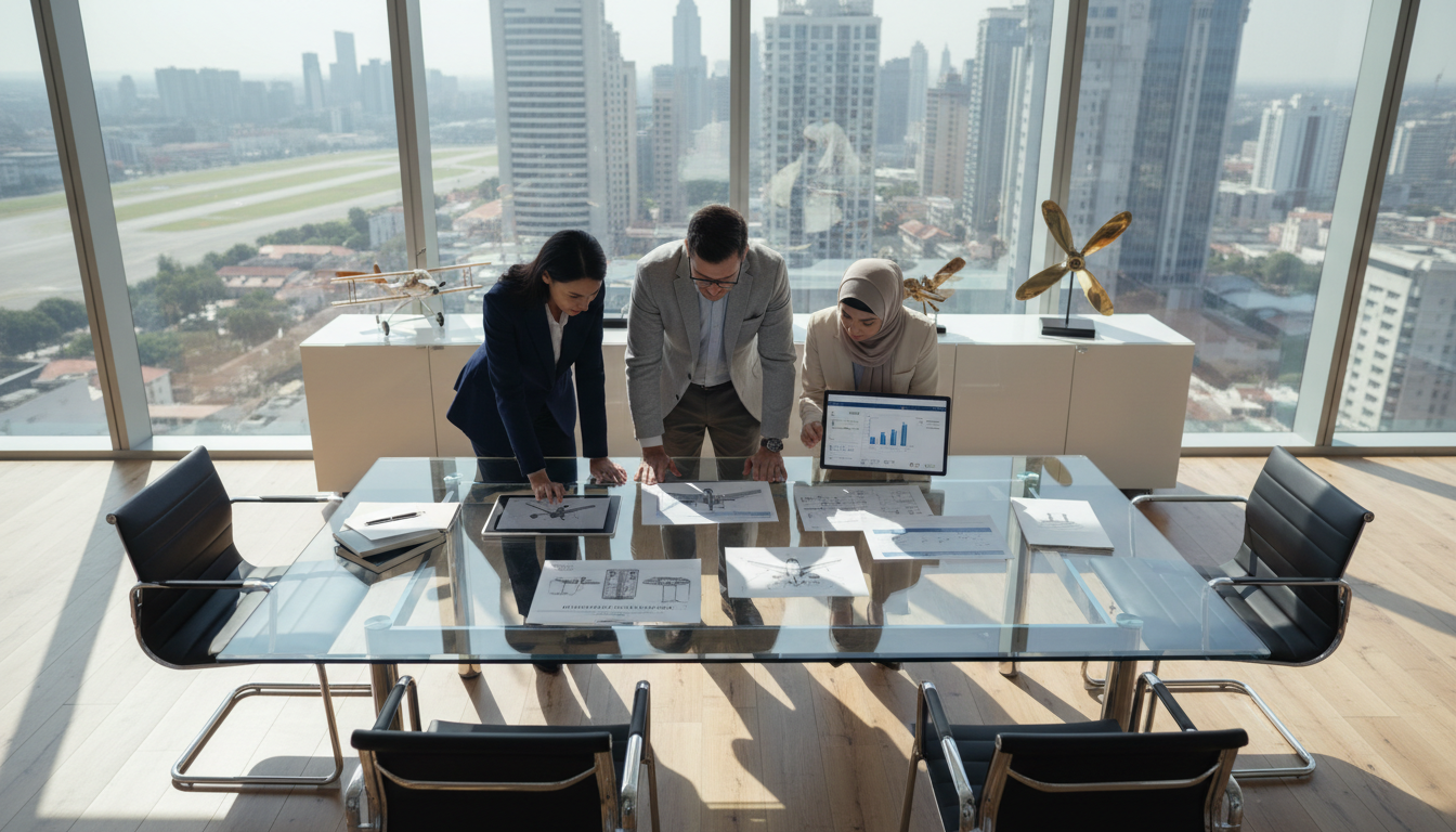 business jet meeting