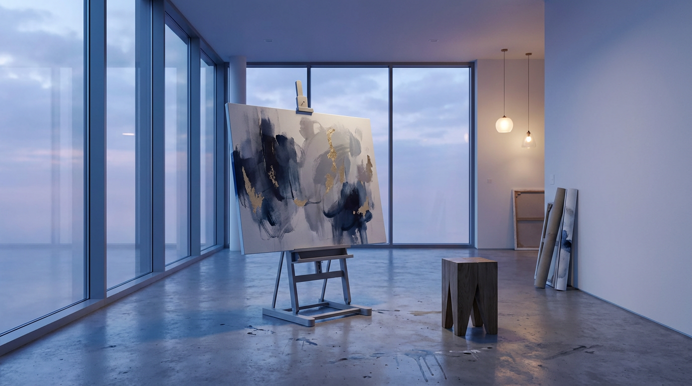 dark room painting